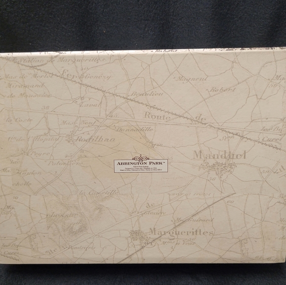 New Keepsake Storage Box Denrees  Coloniales Cafes Eiffel Tower Paris - Picture 7 of 9